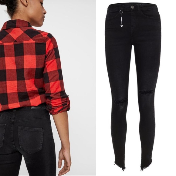 ➕NoisyMay NMLEXI High Waist Skinny Fit Ankle Jeans - Picture 2 of 9